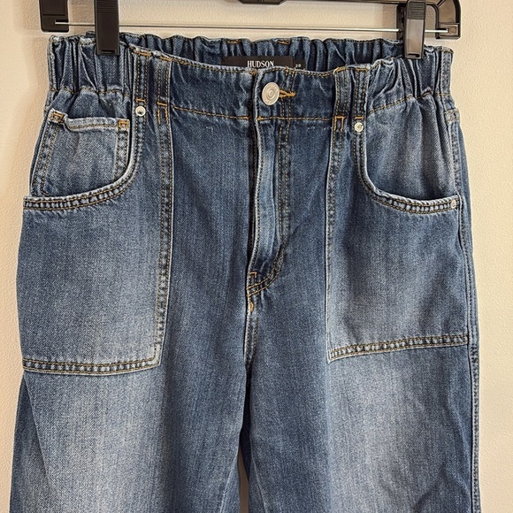 Hudson Remi High Rise Straight Elastic Waist Jeans - Picture 4 of 7